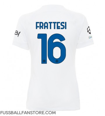 Inter Milan Davide Frattesi #16 Replik Auswärtstrikot Damen 2023-24 Kurzarm